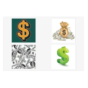 Money-Themed Sticker Sheets, Dollar Sign Decor, Cash Stickers, Finance Planner, Gift for Students, Budget Journal Accessories