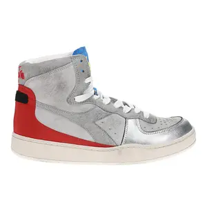 diadora Mens Mi Basket Rally Italia High  Sneakers Shoes Casual - Grey