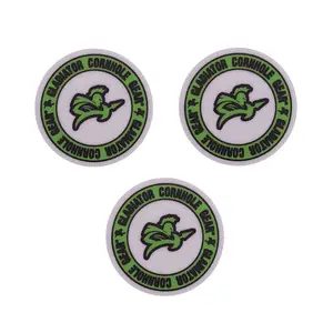 Gladiator Cornhole Gear 1 Inch sticker - 3 pack