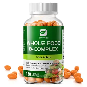 BEWANTS Orgmax Vitamin B Complex Capsules Supplements with B1, B2, B3, B5, B6, B7, B9, B12 - 240 Capsules, 120-Day Supply