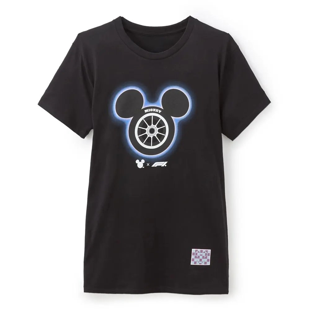 Disney Store Disney x Formula 1® Velocity Mickey Mouse T-Shirt for Men - Black
