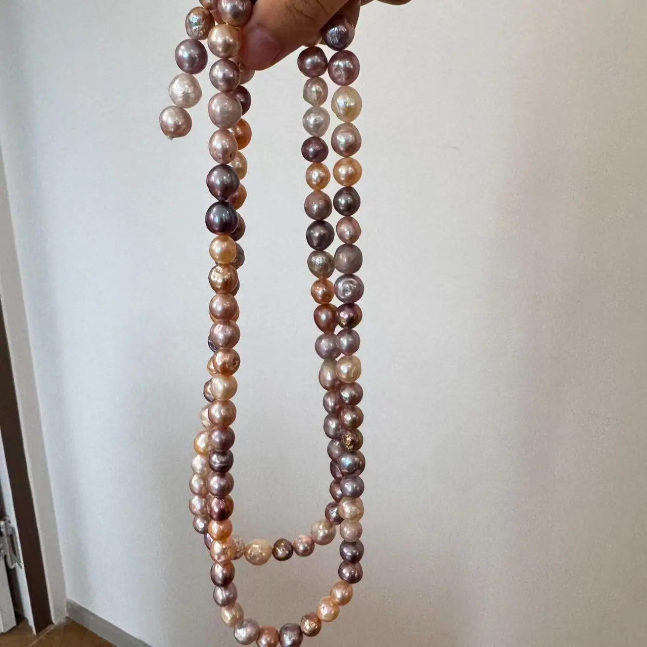 Infinity knotte Extra long sweater necklace