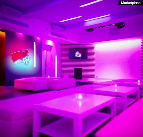 OLFTUE Bada Bing Neon Sign,Beer Neon Sigh,Women Neon Sign ,Wall Decoration Dimmable Lady Bady Neon Sign LED Neon Sign Men's Cave Glow Sign Bedroom Bar Shop Club Party Dance Studio