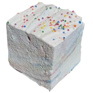 Tutti Frutti Gourmet Marshmallows Topped with Rainbow sprinkles Handmade Small Batch Quality Fruity Fun Flavors Explosion Perfect for Gifting Snacking Made in USA GF
