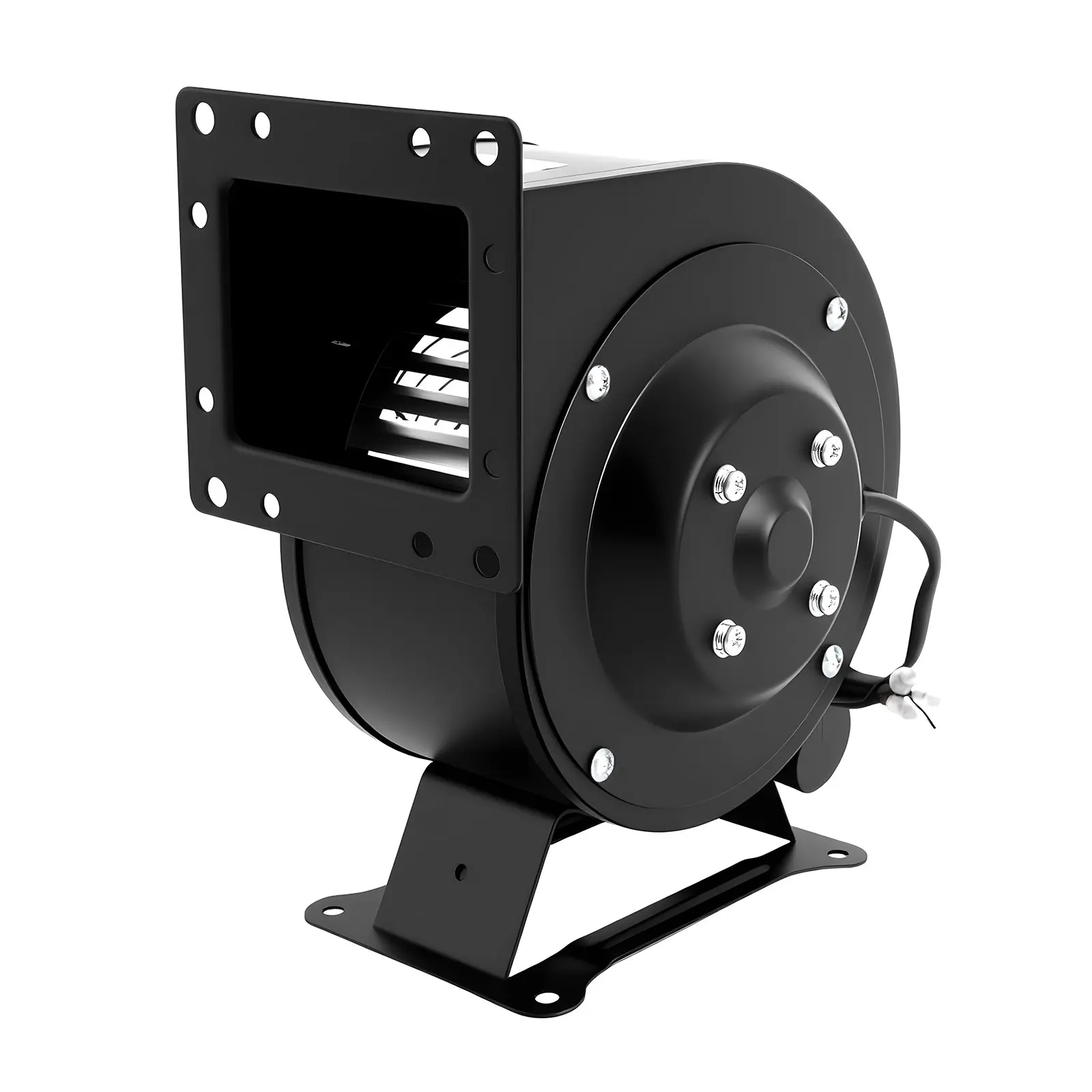 120W Pure Copper Motor Industrial Centrifugal Blower - 196CFM High Airflow, 72dB Low Noise, IP54 Rated Single Unit Waterproof Squirrel Cage Fan for Ventilation, Heat Dissipation, Duct Ventilation