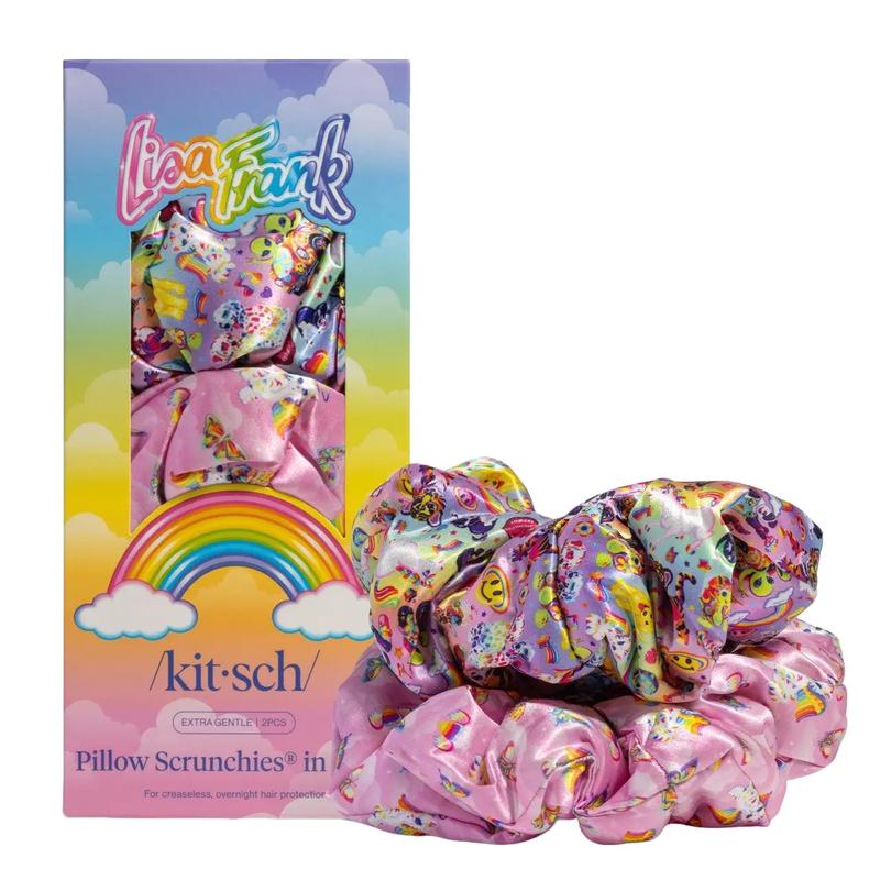 Lisa Frank x Kitsch Pillow Scrunchies® in Satin in The Fantastic World of Lisa Frank