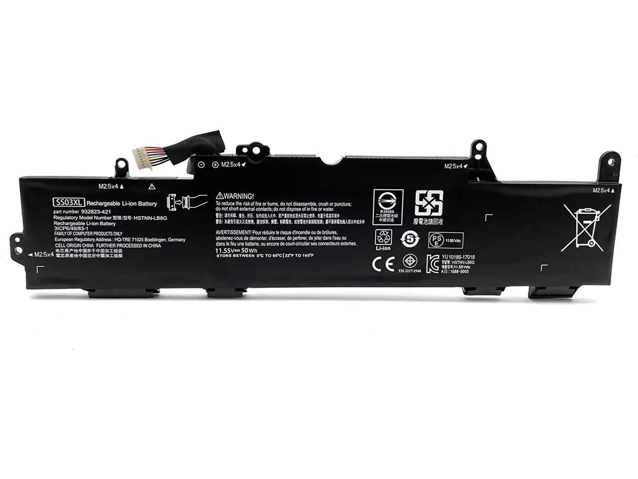 HP SS03XL Laptop Battery New, Generic HP SS03XL Laptop Battery New, Generic