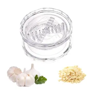 Manual Garlic Twister & Masher, Multi-Functional Mincer & Grinder for Garlic, Onion, Ginger, Herbs, Nuts, Impact Resistant Kitchen Gadget & Home Accessory