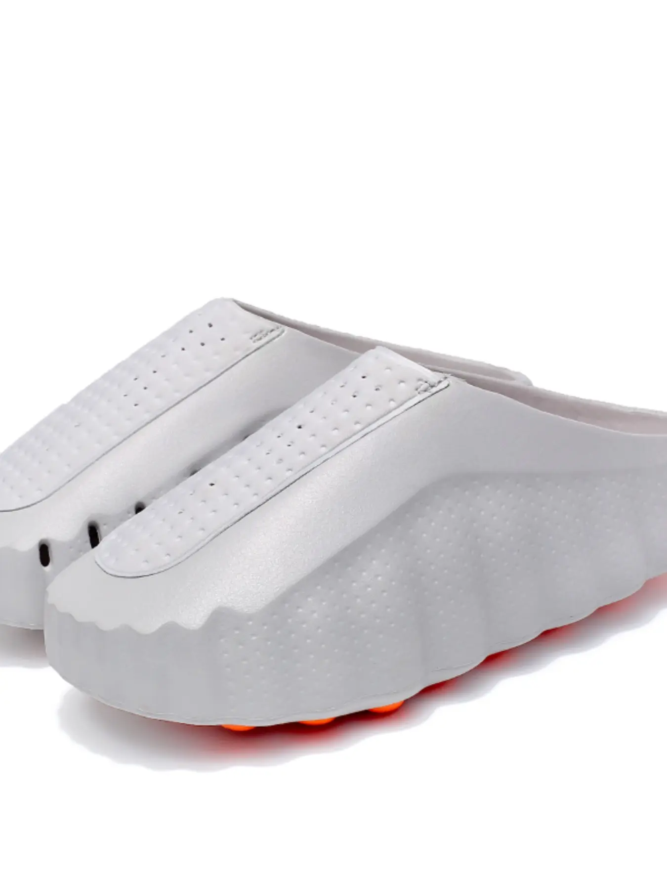 New Outdoor Bestseller Sports Massage Granules Thick Sole Anti-Slip Men's Casual Closed-Toe Slippers, Comfortable and Durable Footwear