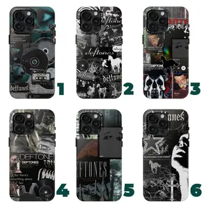 6 styles Ver6 Deftones Vintage Collage Collection Phone Case, Premium Protection, Music Cover, White Pony, Adrenaline, Around The Fur Cat, Diamond Eyes