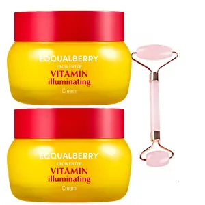 (Free Gift: Facial Massage Stick)Brightening Dark Spot Cream | Vitamin C + Niacinamide + TXAI, Ceramides Boost Barrier, Lightweight Hydration & Glow