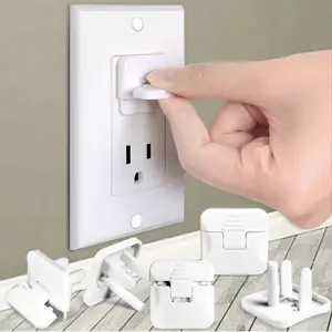 Outlet Covers 38-Pack White Child Proof Electrical Protector Safety Improved Baby Safety Plug Covers