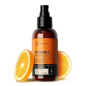 Eve Hansen Vitamin C Face Moisturizer - Lightweight Hydrating Cream with Vitamin B, Green Tea, Jojoba Oil - Unscented, Cruelty-Free & Natural Ingredients - 4 oz