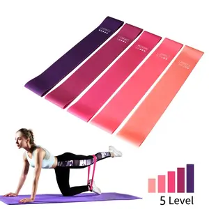 Women's Elastic Resistance Band Yoga Training Gym Fitness Workout Bands Pull-Up Assist Rubber Bands Weight Loss Exercise Equipment