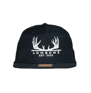 Black Horn Rope Hat
