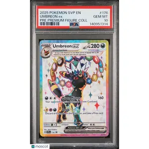 2025 Pokemon SV Black Star Promo Umbreon EX #176 Premium Figure Coll PSA 10 GEM