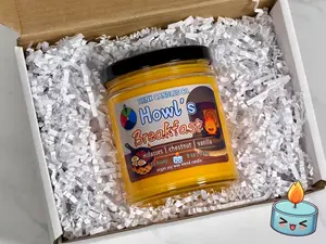 Howl's Breakfast Candle | Hand Poured Vegan Wax Blend Candle | 9 oz, 4 oz, 2 oz Snap Bar