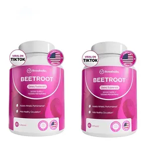 Rosabella Organic Beetroot 1300mg 2-Pack | Natural Superfood Supplement | Daily Wellness Nutrition | Active Lifestyle Support | US Edition