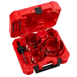 Milwaukee 49-56-9290 10 Piece Carbide Big Hawg Hole Saw Kit
