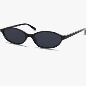 Retro Oval Cat-Eye Sunglasses - Unisex Y2K Fashion Tinted UV400 Lenses Lightweight Comfortable for Everyday Attitude
