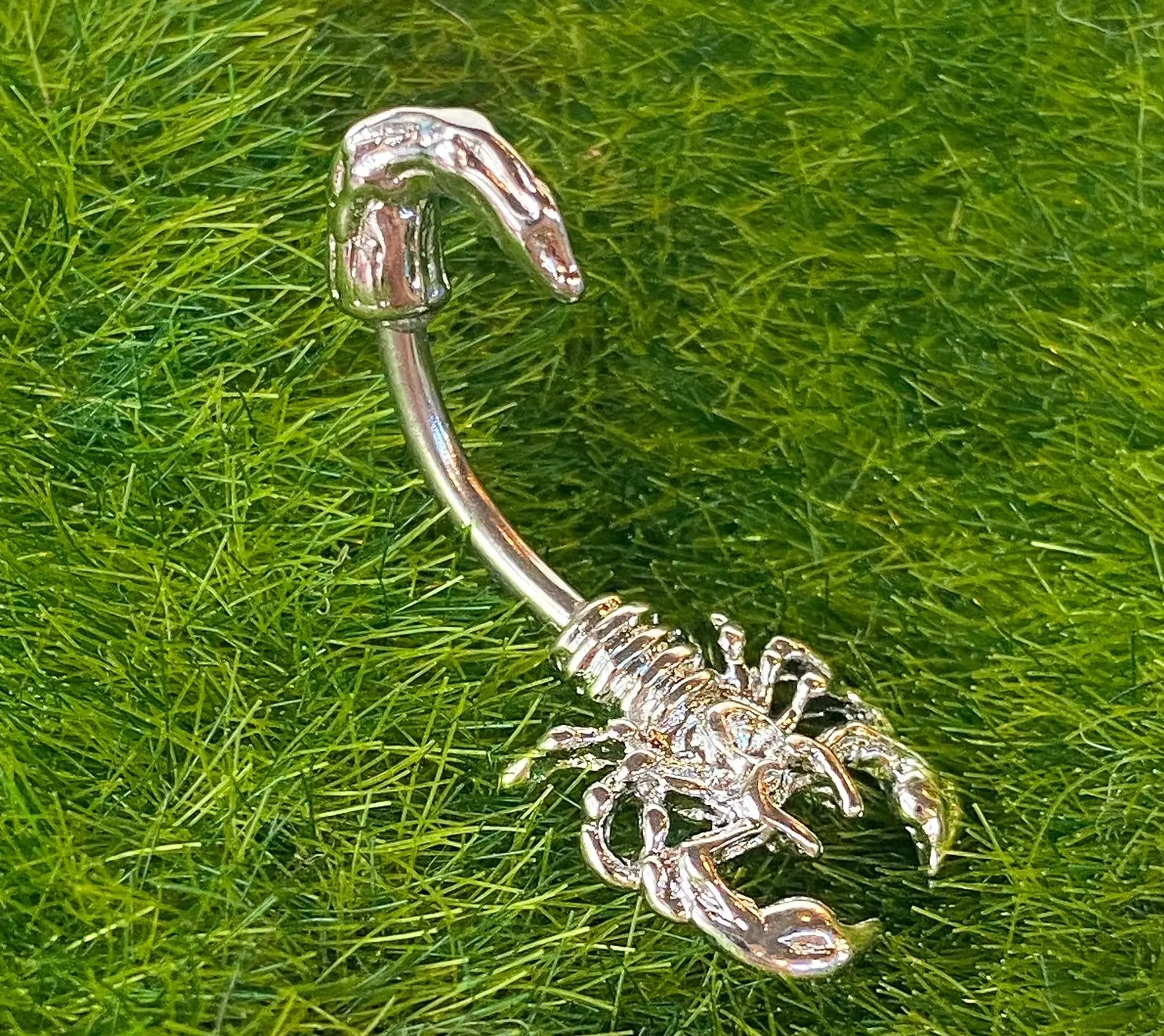 Scorpion Belly Ring Pierced Navel 316L Surgical Steel