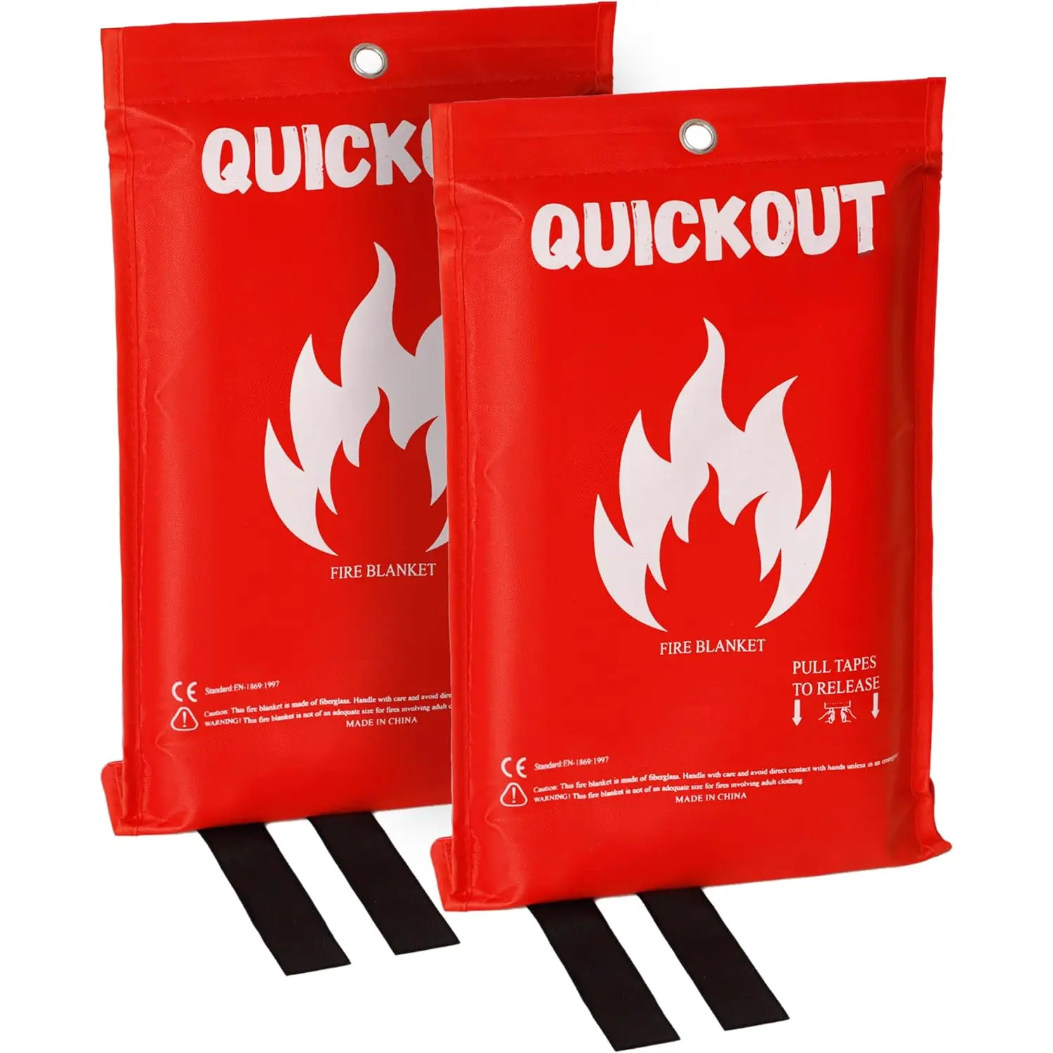 Fire Blanket, Fiberglass  Gear for Outdoor Situations, Emergeny Retardant Blanket with Fire Suppression Properties, Easy to Use, Ideal for Home Safety and  Kits