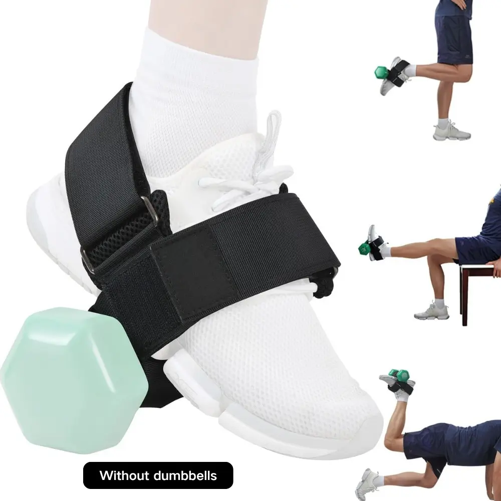 Dumbbell Foot Attachment, Tibialis Trainer, Adjustable Ankle Weights, Ankle Straps for Weight Lifting, Leg Workouts at Home for Hip Flexors, Shin Splint, Hamstring Curls, Leg extensions