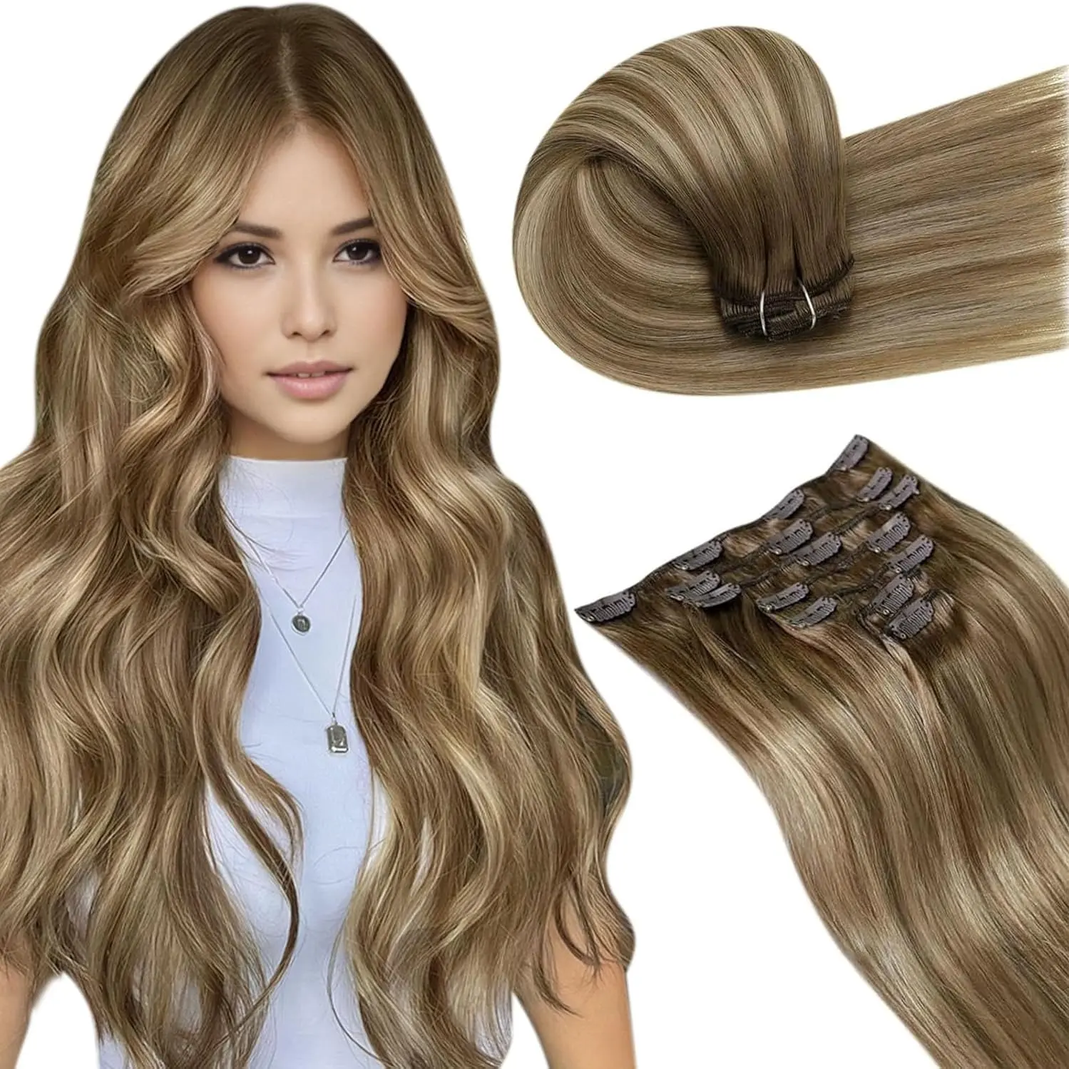 2-5 Light Brown Balayage Golden Brown