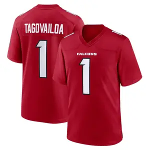 Unisex Football Falcons Team Tagovailoa New Team Game Jersey - Red