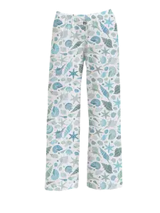 Seashell Pattern Unisex Comfort Lounge/Pajama Pants S-XXL