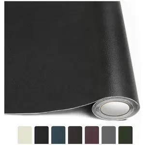 CHEIGHY Leather Repair Kit for Furniture - Advanced PU, Strong Self Adhesive Leather Repair Patch for Couch 3.9X79 inch Vinyl Repair Tape for Car Seat Upholstery Sofa Office Chair (Black)