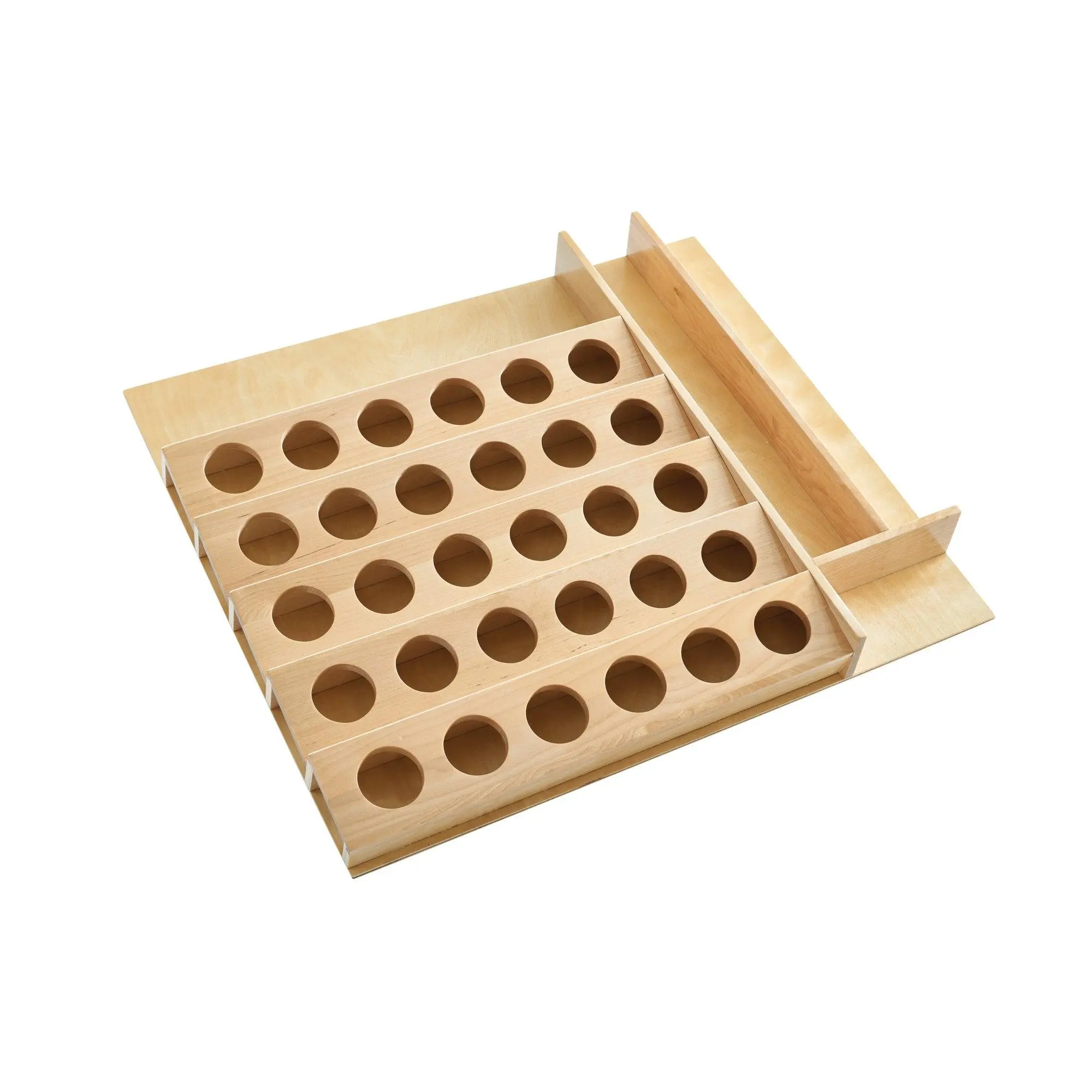 Rev-A-Shelf 22'' Custom Wooden Kitchen Drawer Insert for K-Cup, 4CDI-24 Rev-A-Shelf 22'' Custom Wooden Kitchen Drawer Insert for K-Cup, 4CDI-24