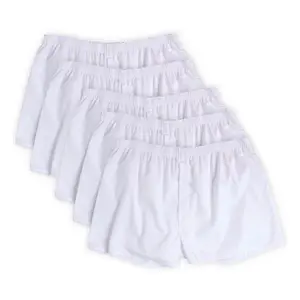 Fruit of the Loom Men`s 5pk White Boxers