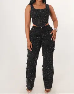 Diva Rhinestone Brown Set