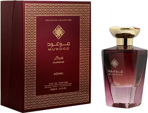 Muwood MURAKAZ By Adyan EDP 3.4 Fl Oz Men's Opulent Perfume with Floral Musk & Oud Notes for Formal & Everyday Wear