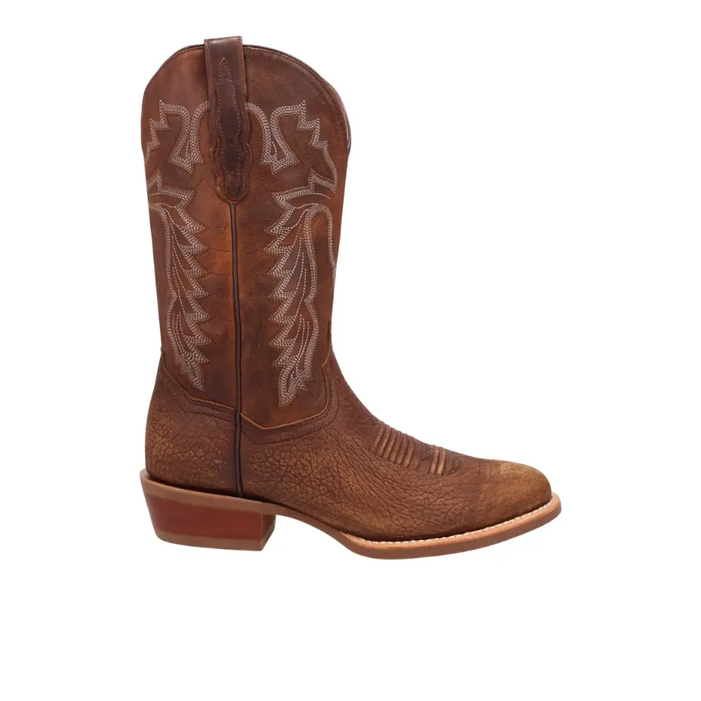 Dan Post Boots Mens Neeley Embroidered Pull On Round Toe Casual Boots Mid Calf - Brown Dan Post Boots Mens Neeley Embroidered Pull On Round Toe Casual Boots Mid Calf - Brown