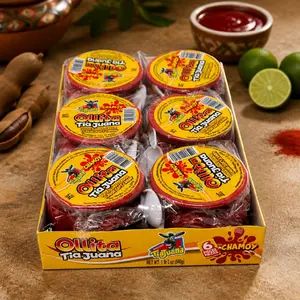 Ollita De Chamoy  Paquete Con 6 Piezas .Chamoy Mini-Pots — 6-Pack