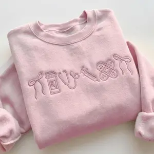 Nurse Embroidery Sweatshirt, Nurse Sweatshirt, Gift for Her, Gift for Him, Gift for Nurse, Stethoscope