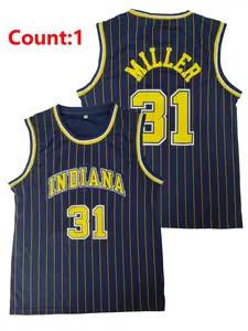 31# Vintage Basketball Jersey, Breathable Polyester Fabric, Embroidered Letters and Numbers, Ideal for Training and Casual Wear