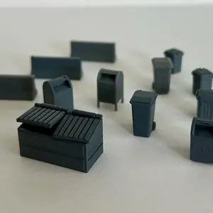 Ready to Paint 1:64 scale accessories (10 pieces)
