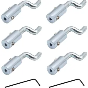 6 Pcs Z Bend Throttle Cable End Universal Wire Stop Stop For Lawn Mower,Mini Bike,Go Kart Engine Brake Cable Adjustable Z Head