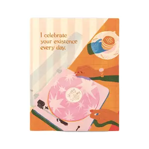 I Celebrate Your Existence Everyday Record Player Birthday Card