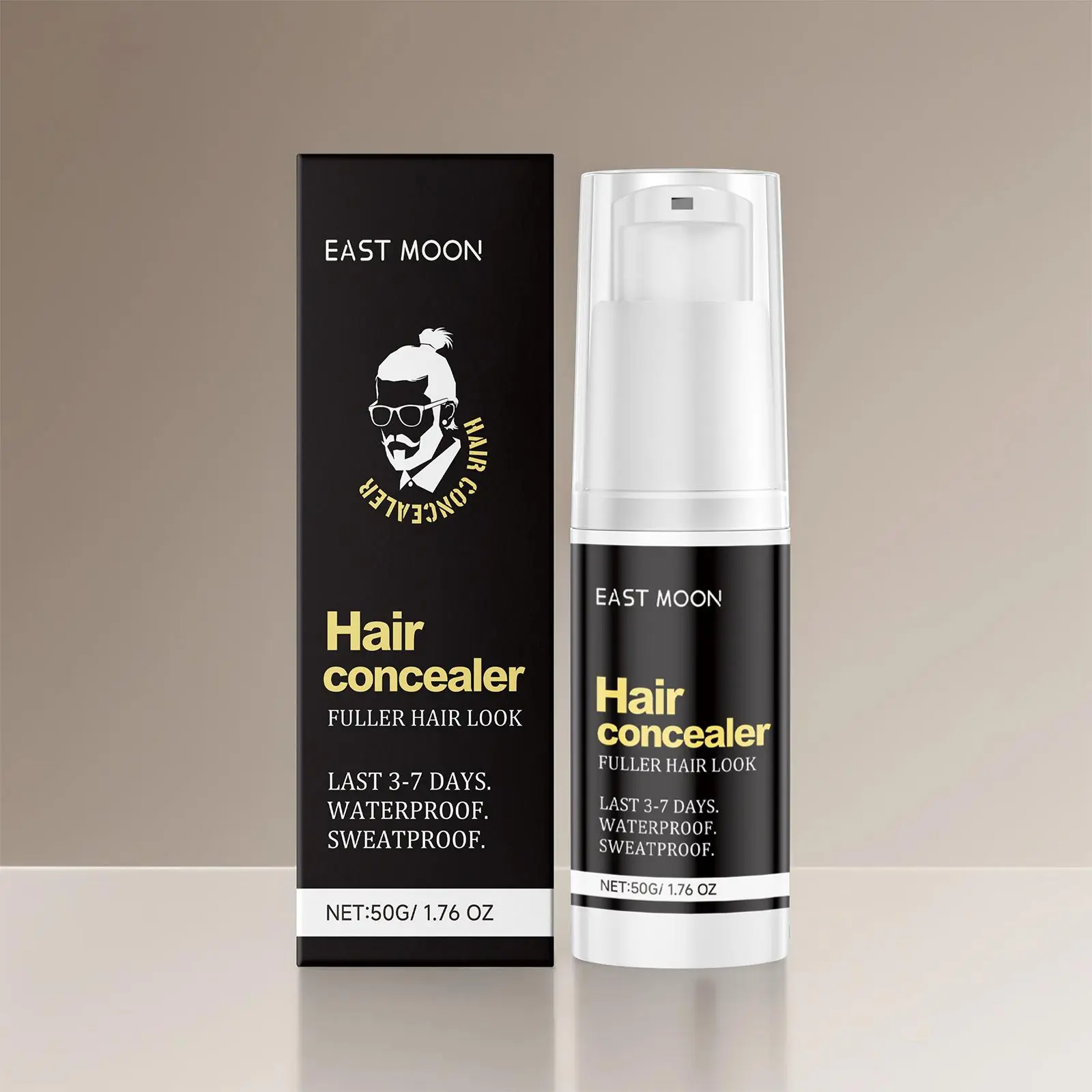 Hair Concealer, Hair Concealer Cream, Gentle Moisturizing Hair Concealer, Hair Care & Styling Product for Women & Men, Haircare, Covers Grey Hair, Hair Touch Up For Roots