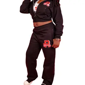 "REIGN PATCH" SWEATPANTS - BLACK