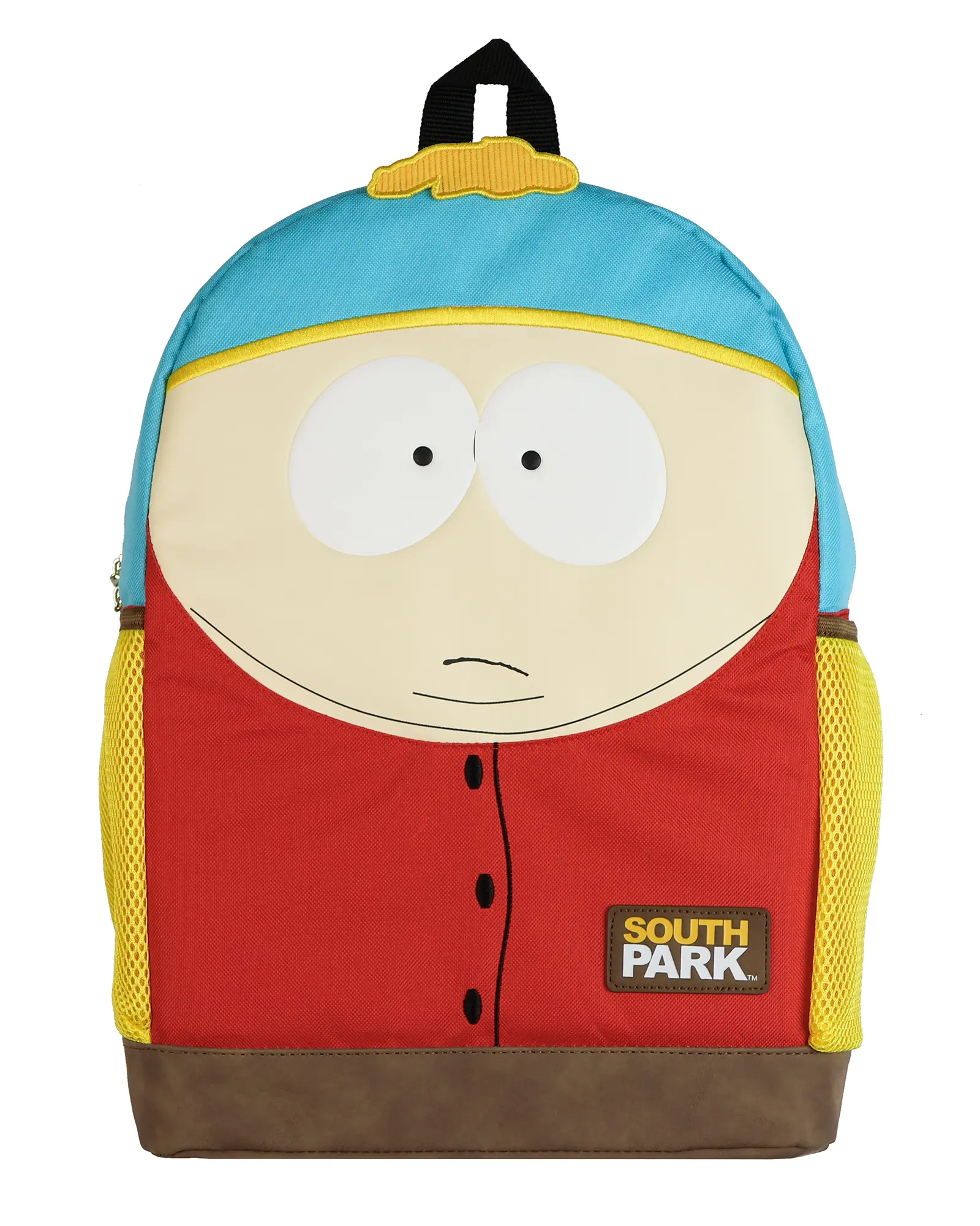 South Park Backpack 16" Eric Cartman Big Face Book Bag with Adjustable Shoulder Straps