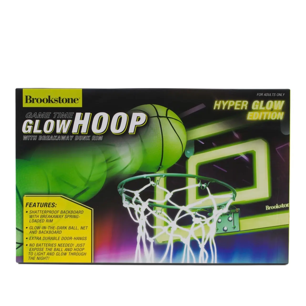 Glow in dark over the door basketball net