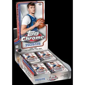 2025-26 Topps Chrome Basketball Hobby Trading Cards LV