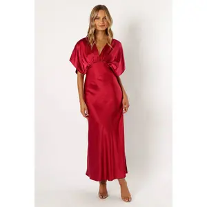 Ricki Maxi Dress - Ruby Wine