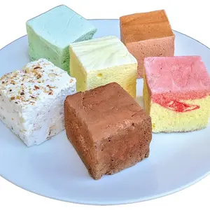 Mixed Gourmet Marshmallow Bundle 6 Variety Pack with Hot Chocolate, Butter Vanilla, Strawberries & Cream & More Made in USA candy bag Sweet Coconut