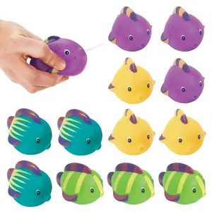 Mini Fun Squeeze Fish Squirt Toys - 12 Pc.